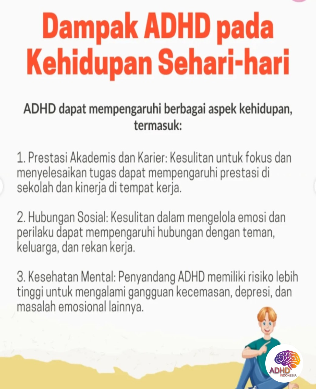 ADHD dan Hubungan Sosial Anak di Lingkungan Sekolah di Kabupaten Lima Puluh Kota