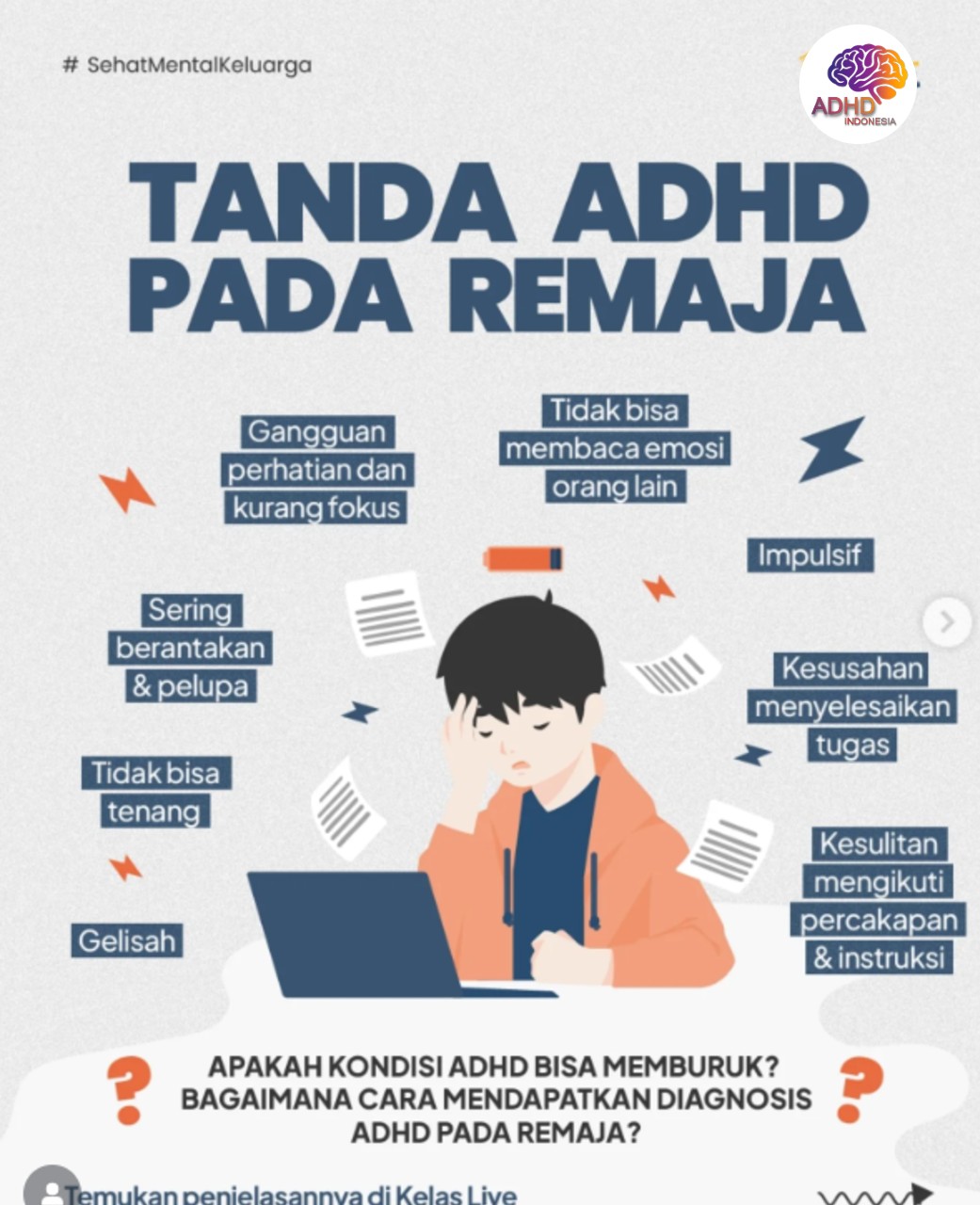 Screening ADHD Non-Diagnostik: Edukasi Awal bagi Orang Tua di Kabupaten Lima Puluh Kota